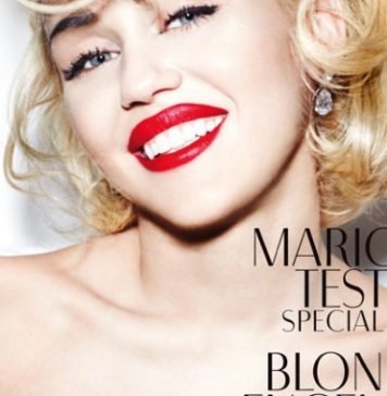 Miley Cyrus posó en topless para Mario Testino emulando a Marilyn Monroe